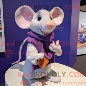 Lavender Mouse mascot...