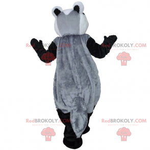 Mascote do animal da floresta - Castor com uma camisa azul -