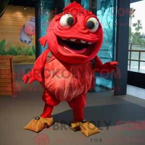Máscara de Rød Piranha com...
