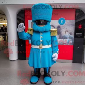 Cyan British Royal Guard...