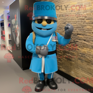 Cyan British Royal Guard...