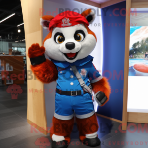 Blauwe Rode Panda...