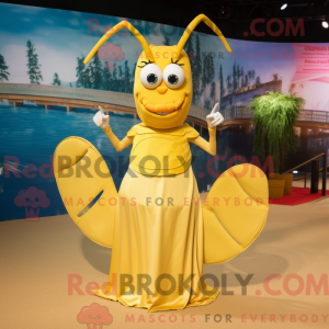 Gold Shrimp Scampi mascot...