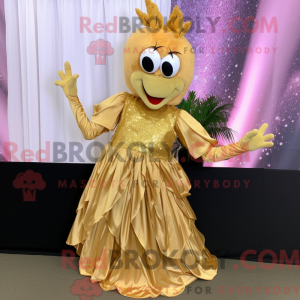 Gold Shrimp Scampi mascot...