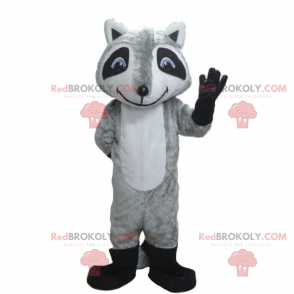 Forest animal mascot - Very smiling raccoon - Redbrokoly.com