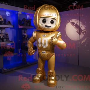 Gold American Football...