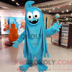 Cyan Stelzenläufer...
