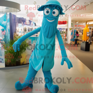 Disfraz de mascota Cyan...
