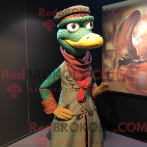 Snake mascot costume...