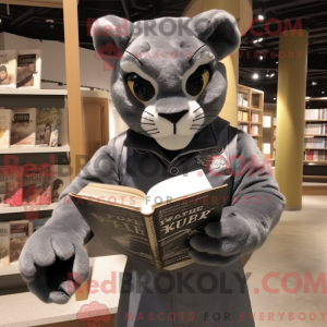 Grijze Panter mascotte...