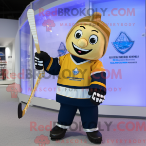 Gold Ice Hockey...