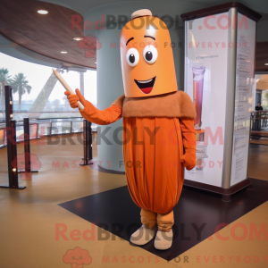 Rust Aglet mascottekostuum...