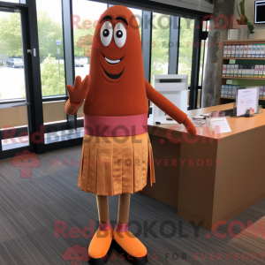 Rust Aglet mascot costume...