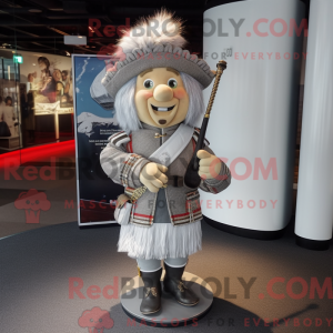 Sølv sækkepibe maskot...