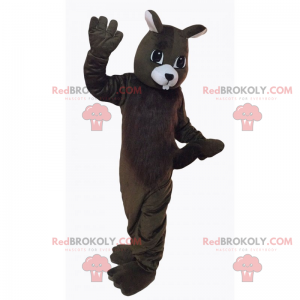 Mascotte van het bergdier - Eekhoorn - Redbrokoly.com