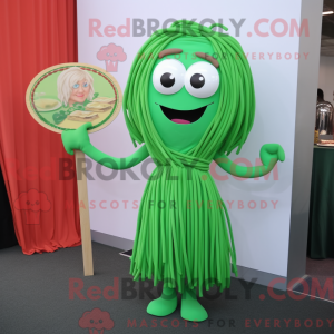 Green Spaghetti mascot...