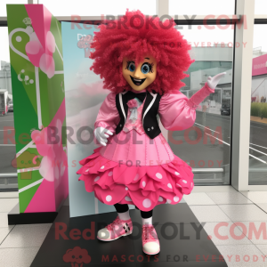 Rosa irske dansesko máscara...