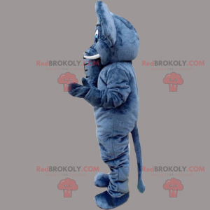 Mascote animal da Savana - Elefanta com presas - Redbrokoly.com