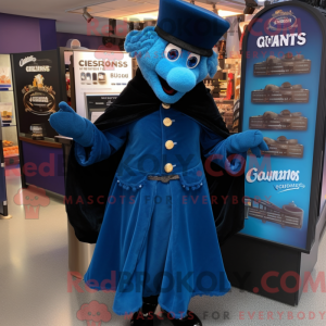 Blå Guinness maskot kostume...