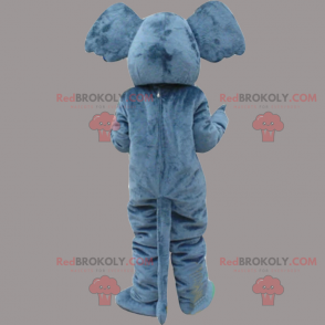 Mascote animal da Savana - Elefanta com presas - Redbrokoly.com