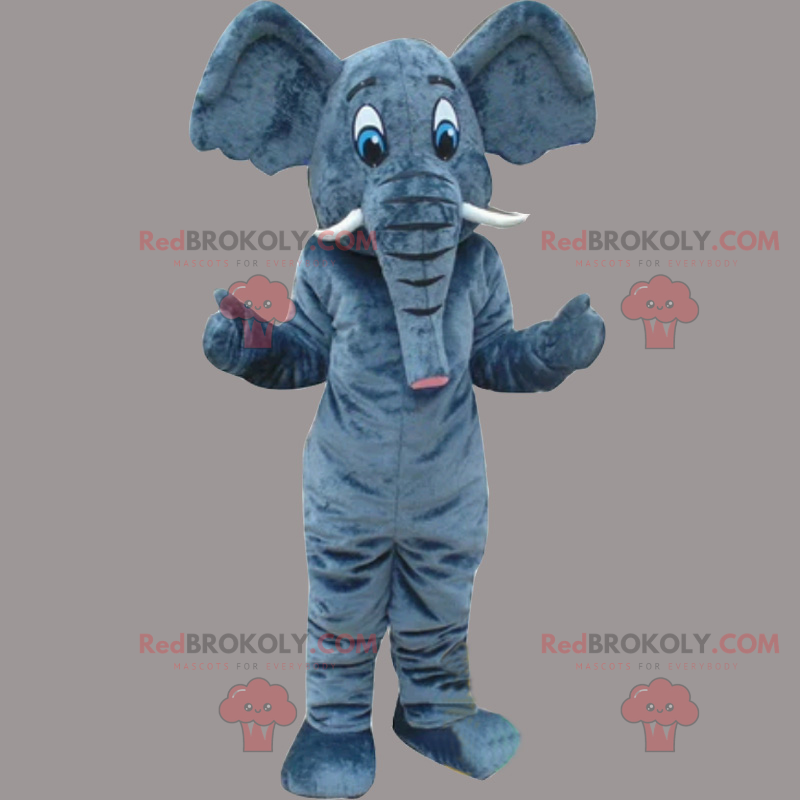 Savannah Animal Mascot - Elephanta met slagtanden -