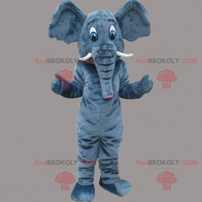 Savannah dyremaskot - Elephanta med stødtænder - Redbrokoly.com