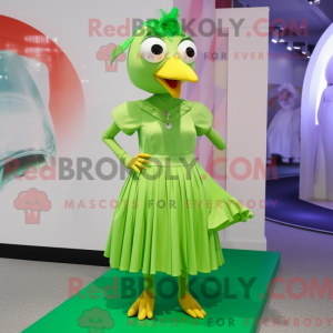 Limegrønn faz uma figura de...