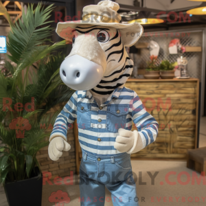 Figura de máscara de zebra...