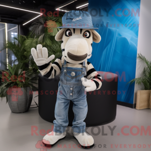 Figura de máscara de zebra...