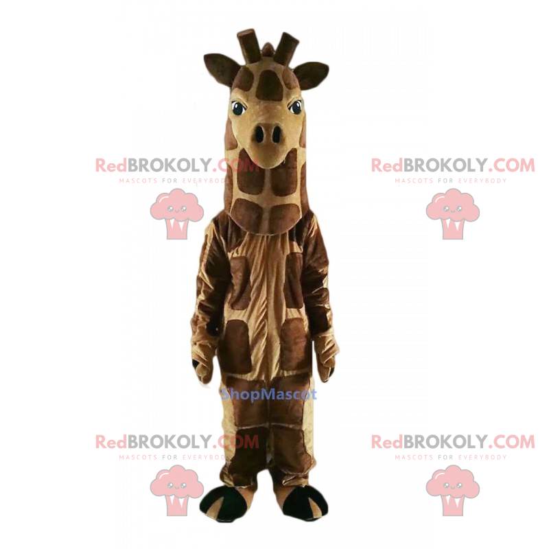 Mascotte animale della savana - Giraffa - Redbrokoly.com