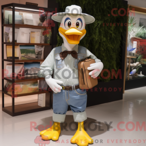 Maskottchenkostüm Gray Duck...
