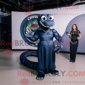 Navy Titanoboa maskot...