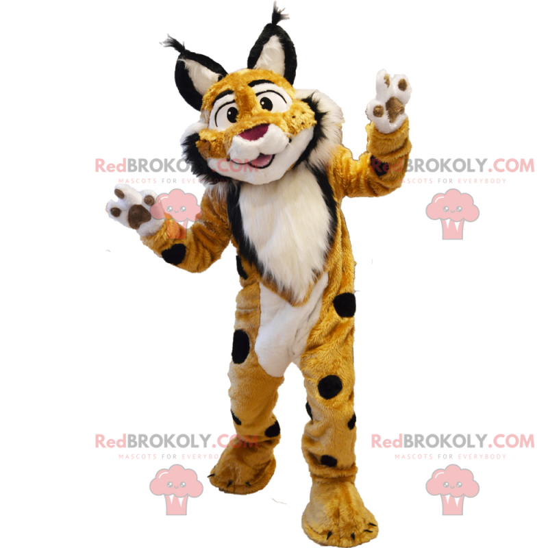 Savannah dyremaskot - Plettet Lynx - Redbrokoly.com