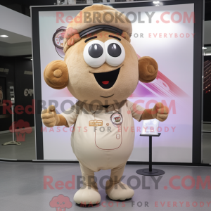 Tan Gyro mascottekostuum...