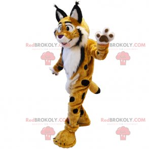 Savannah zvířecí maskot - skvrnitý rys - Redbrokoly.com