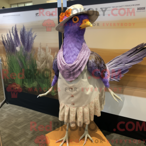 Lavendel Fasan maskot...