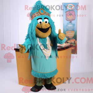 Turquoise Biryani mascot...