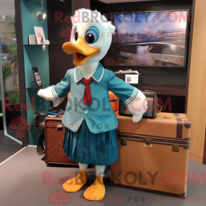 Disfraz de mascota Teal...