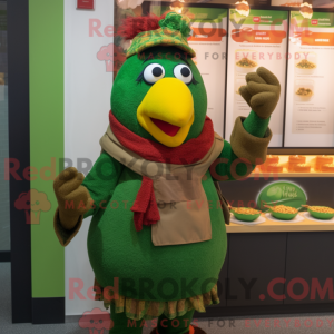 Mascotte de poulet Tandoori...
