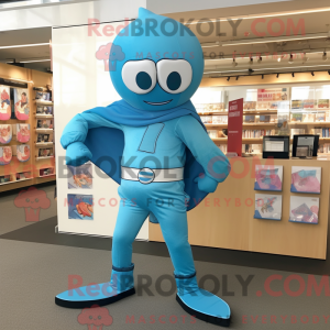 Máscara Cyan Superhelt com...