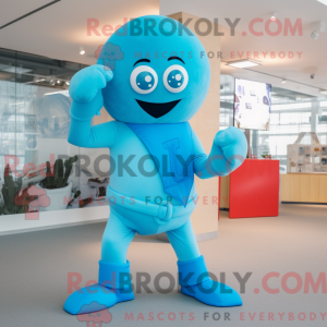 Máscara Cyan Superhelt com...