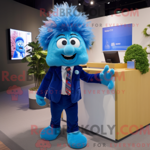 Blå Pho maskot kostume...