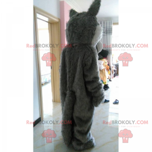Wild animal mascot - smiling wolf - Redbrokoly.com