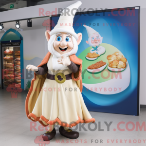 Cream Elf maskot kostume...