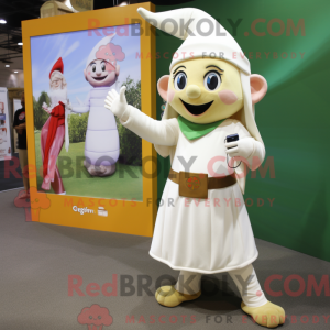 Cream Elf maskot kostume...