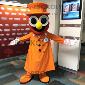 Orange Doctor maskot...