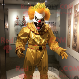 Gouden boze clown...