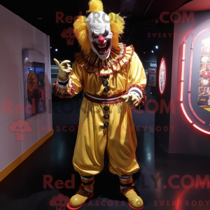 Máscara Gold Evil Clown com...