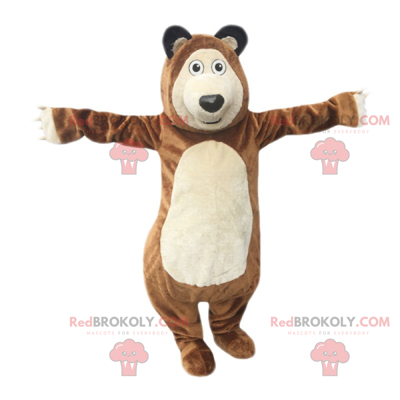Wild animal mascot - Brown bear - Redbrokoly.com
