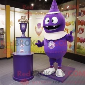 Disfraz de mascota Purple...